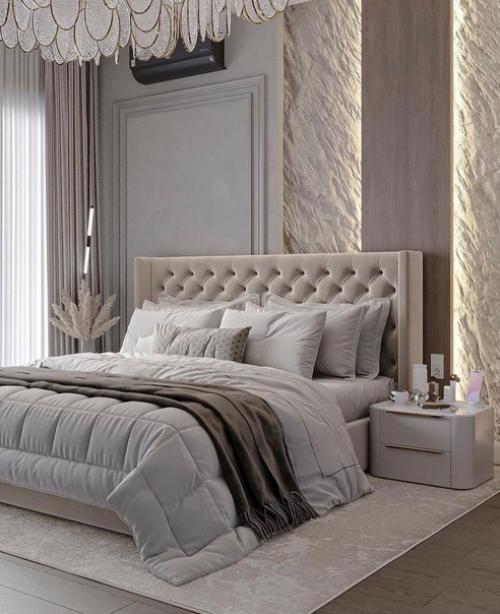 Невероятный интерьер спальной комнаты.