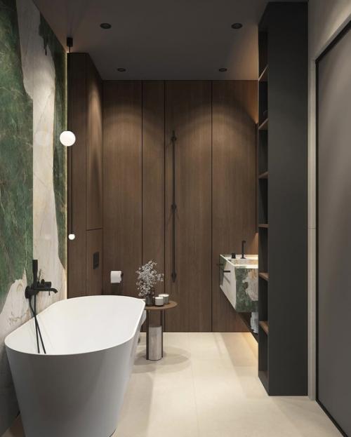 Ванная, где хочется задержаться подольше. 05