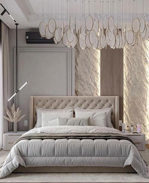 Невероятный интерьер спальной комнаты. 01