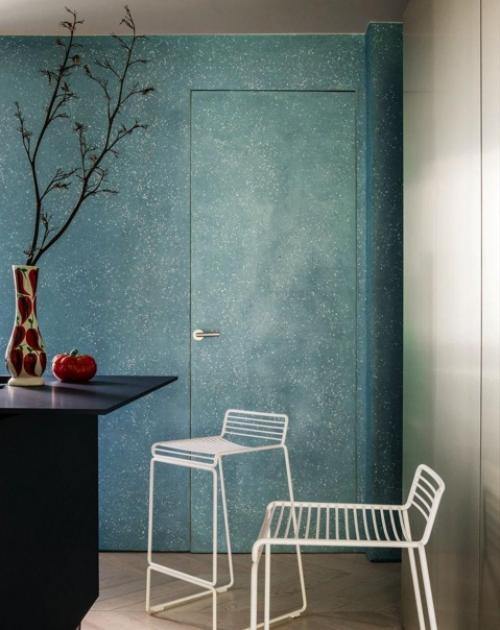 Меня восхитил цвет стен, который подобрали для этого интерьера. 04