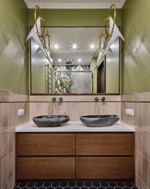 Яркие цвета в оформлении интерьера. 03