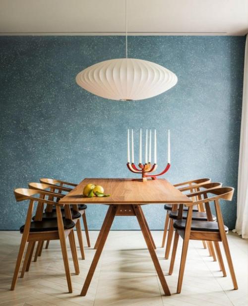 Меня восхитил цвет стен, который подобрали для этого интерьера. 03