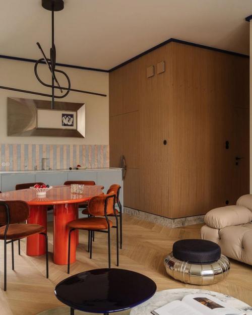 Интерьер с характером и металлическими нотками. 03