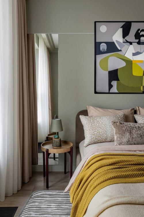 Маленькая квартира с характером цвета. 05