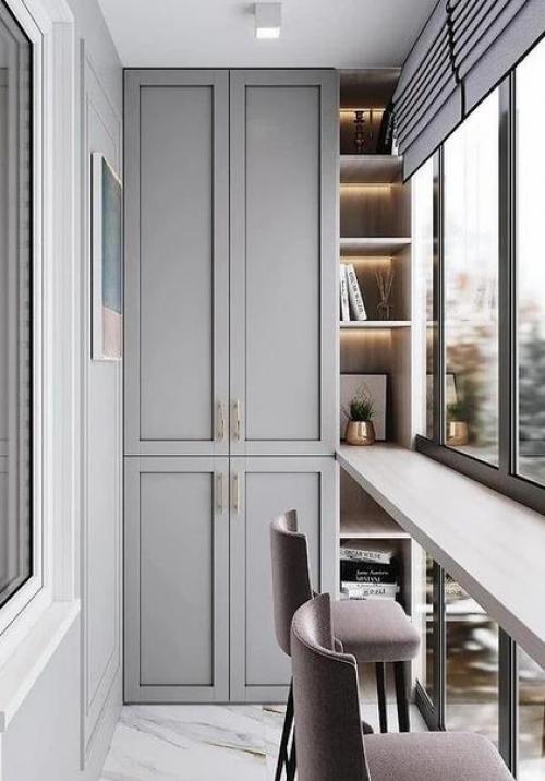 Балконы с самым разным оформлением. 01