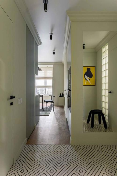 Маленькая квартира с характером цвета. 03