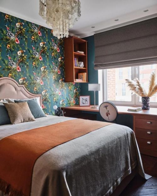 Яркие цвета в оформлении интерьера. 01