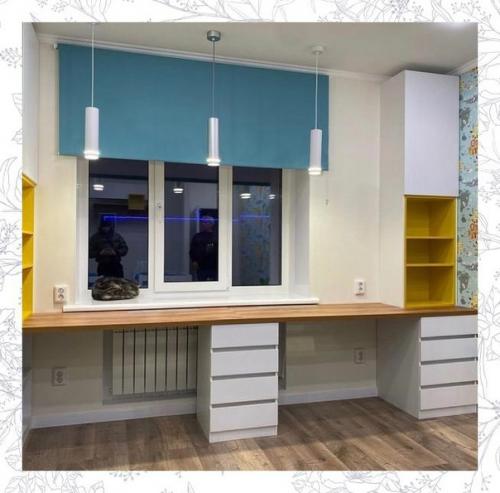 Идеи.  Как разместить рабочее место в детской комнате. 07