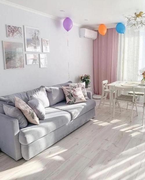 Нежный, мягкий интерьер. 02