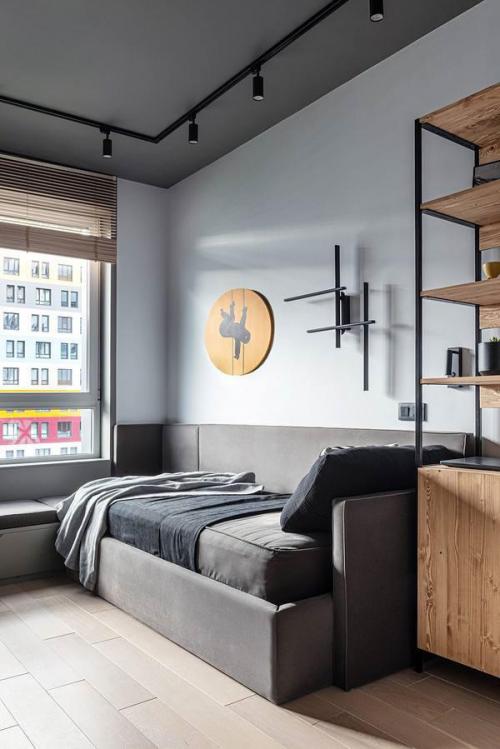 Светлый интерьер для семьи с двумя детьми. 06