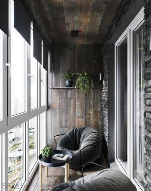 Балконы с самым разным оформлением. 04