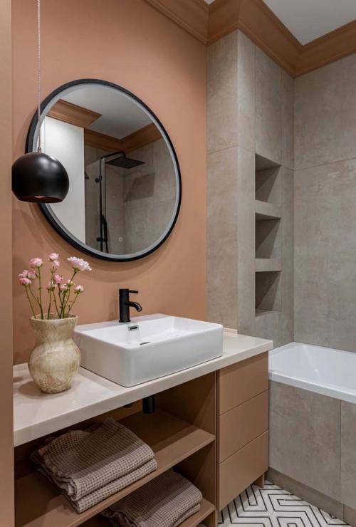 Маленькая квартира с характером цвета. 07