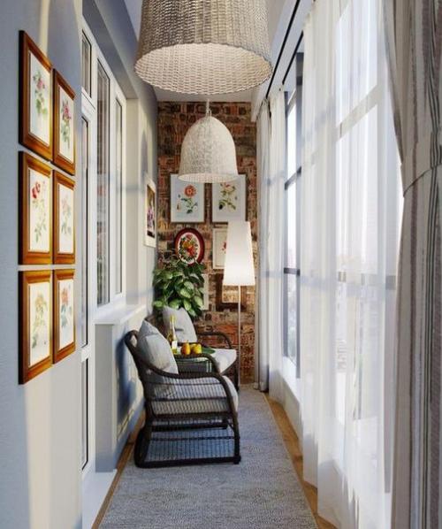 Балконы с самым разным оформлением. 03