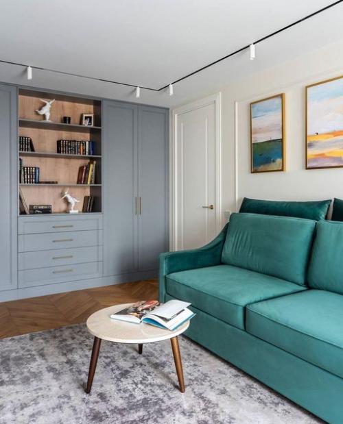 Приглушенные оттенки красок для стен. 06