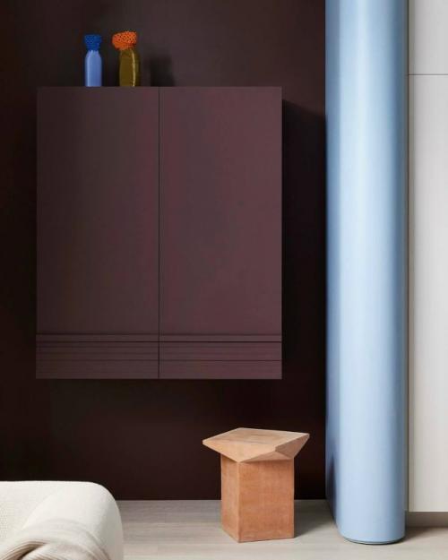 Бордовые и синие акценты: сильное сочетание. 08