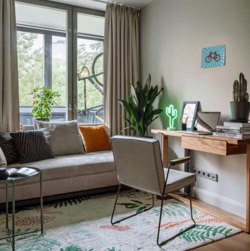 Так выглядит интерьер квартиры архитектора Екатерины Артюхиной. 02