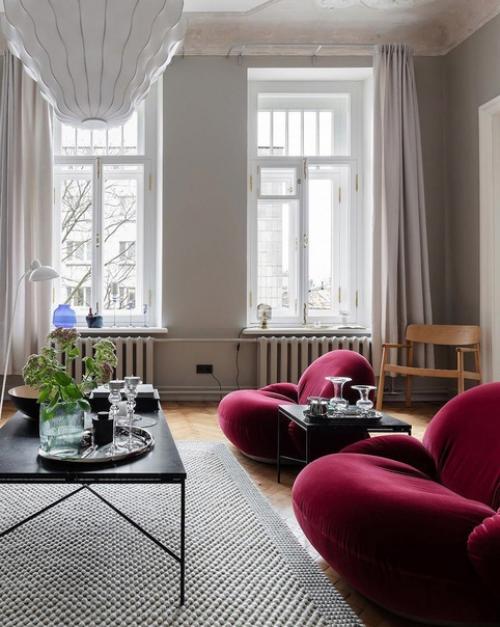 Современный интерьер с историческими деталями. 03