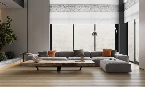 Двухэтажный дом в эко - стиле. 04