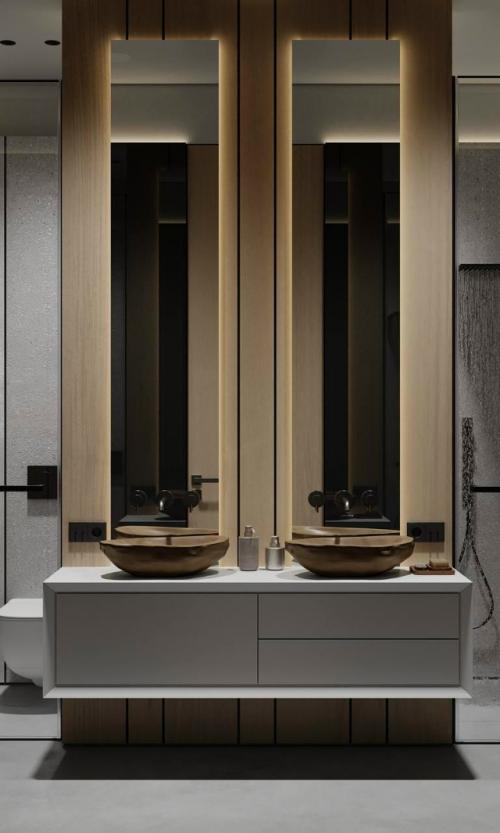 Двухэтажный дом в эко - стиле. 07