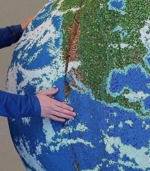 Глобус из спичек. 01