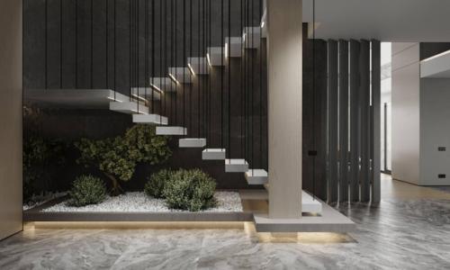 Двухэтажный дом в эко - стиле. 05