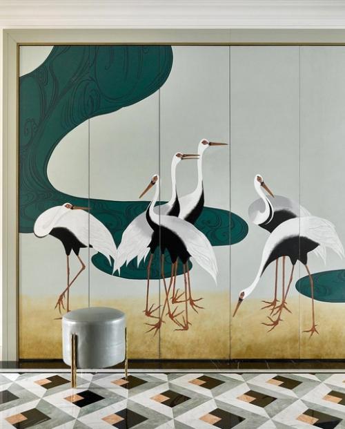 Квартира с интересными, яркими акцентами. 05