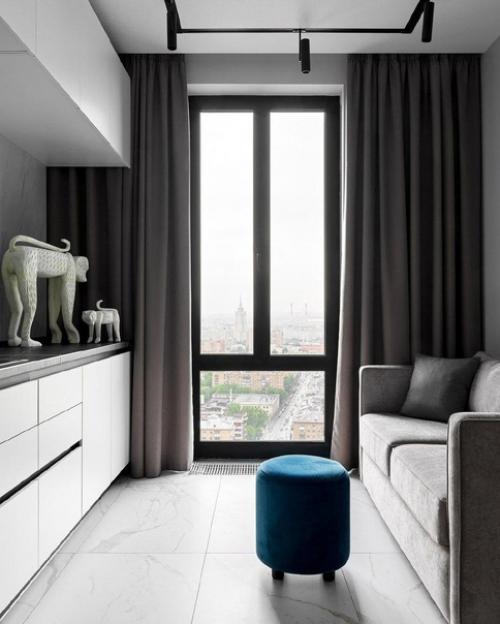 Изысканный серый. В оформлении интерьера квартиры.