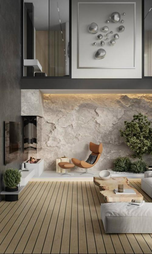 Двухэтажный дом в эко - стиле. 02