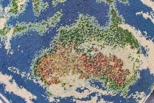 Глобус из спичек. 02