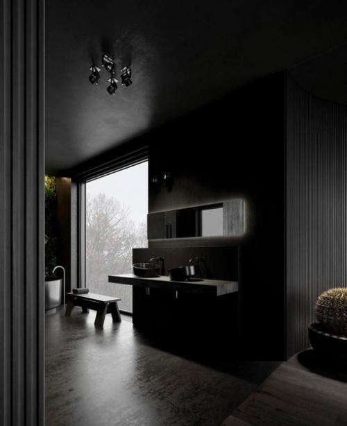 Очень стильный и крутой интерьер.