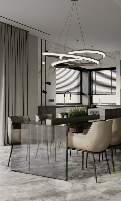 Двухэтажный дом в эко - стиле. 03