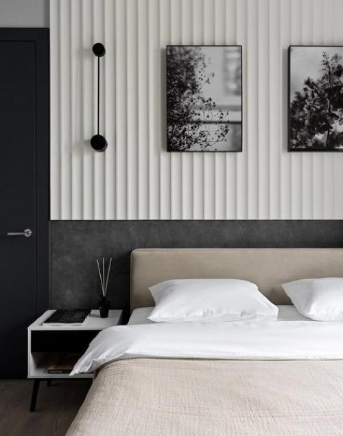 Изысканный серый. В оформлении интерьера квартиры. 04