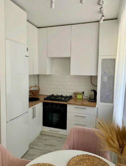 Маленькая кухня - большой уют.

