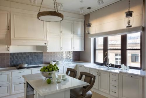 Кухни с мойкой под окном. 06