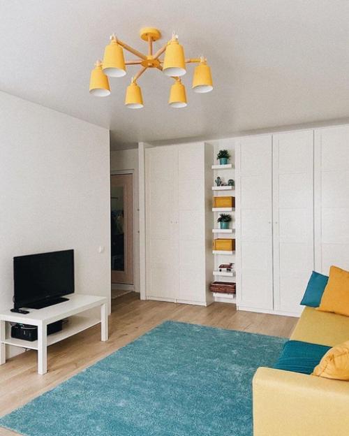 Интерьер квартиры - студии площадью 23, 5 м 2. 04