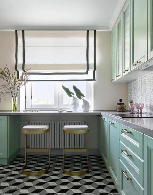 Невероятно красивый, мятный цвет. 02