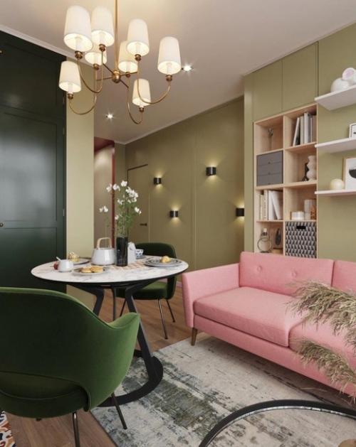 Симпатичная, стильная квартира. 01