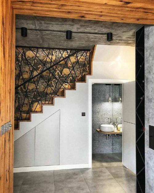 Кухня - гостиная в стиле Loft. 06