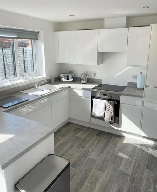 Гармоничный, спокойный интерьер для кухни. 08