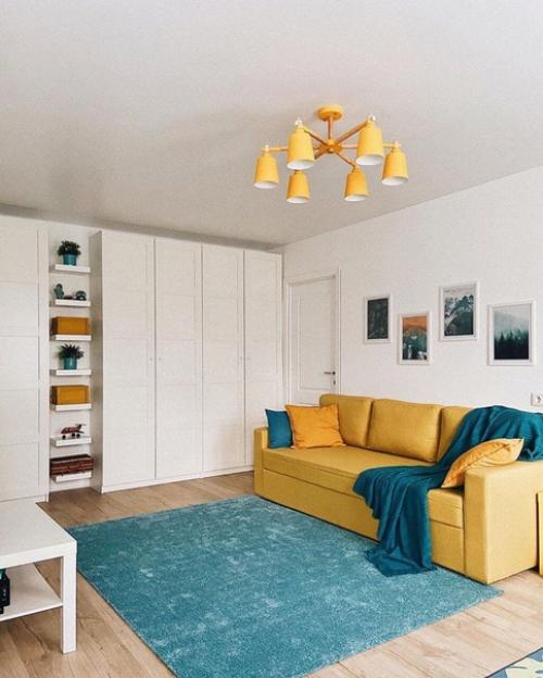 Интерьер квартиры - студии площадью 23, 5 м 2. 03