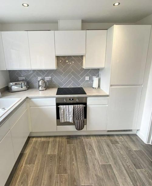 Гармоничный, спокойный интерьер для кухни. 01