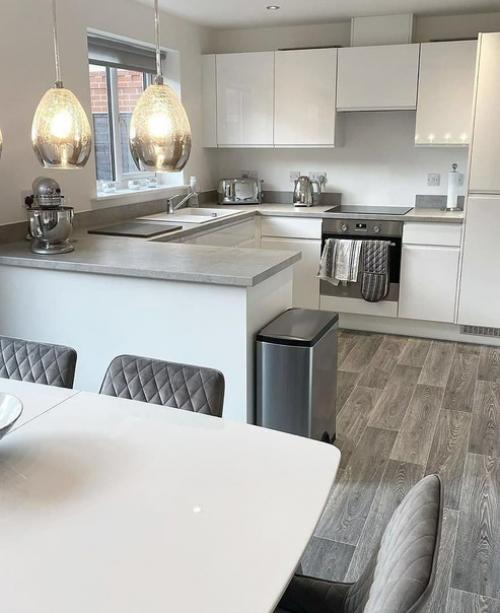 Гармоничный, спокойный интерьер для кухни. 02