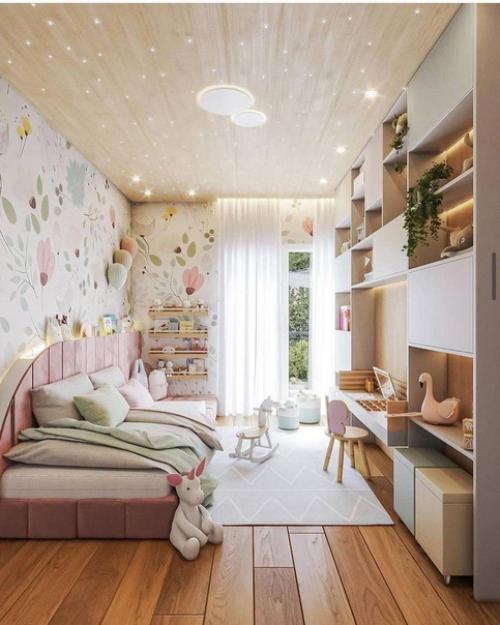 Чудесная комната в розовом цвете. 02