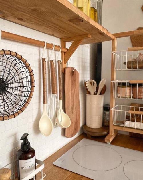 В оформлении интерьера кухни. 08