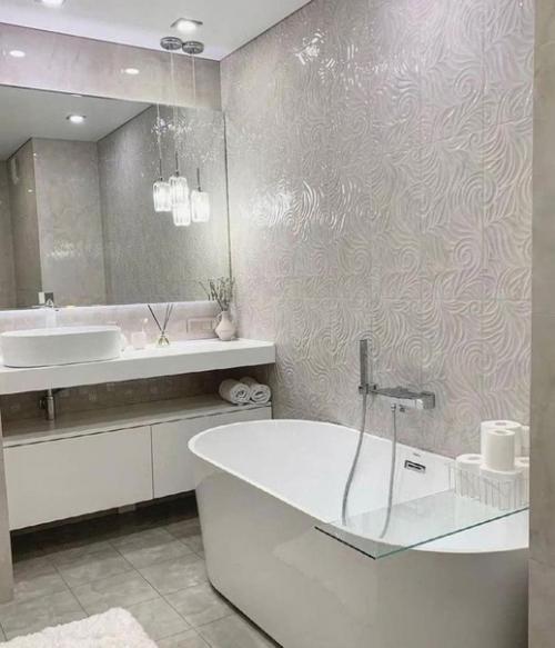 Белоснежная квартира.  Выглядит очень круто! 06