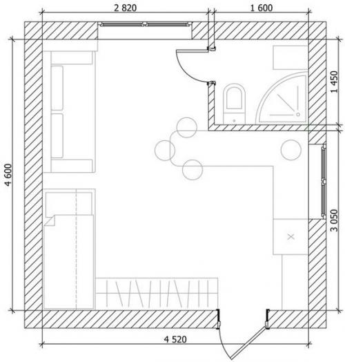Мы хотим показать комнату в команалке нашей семьи из 3 человек. 09