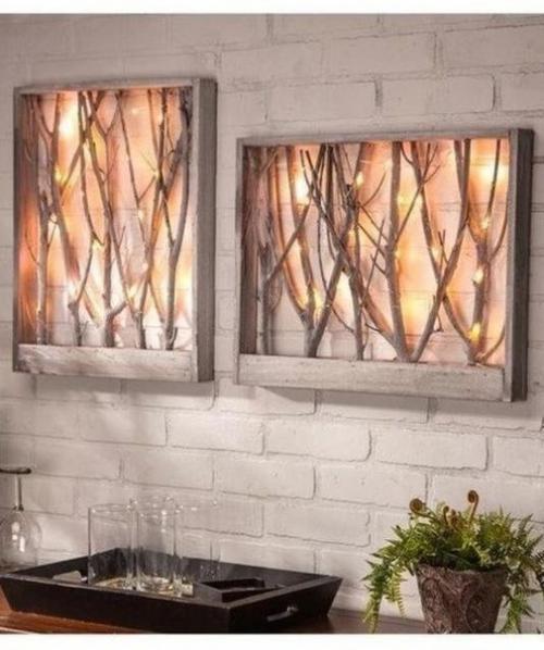 Красивые зимние панно, которые очень легко можно сделать своими руками. 02