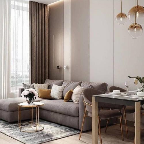 Замечательный интерьер. В спокойных тонах. 05