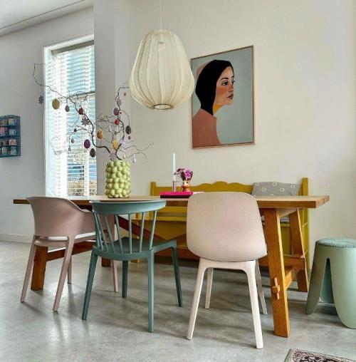 Разные стулья - один из самых эффектных приёмов. 06