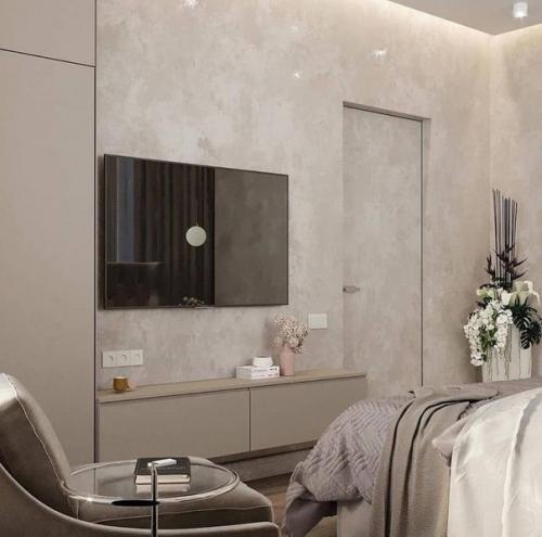 Замечательный интерьер. В спокойных тонах. 02